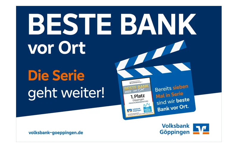 Volksbank Göppingen – Anzeige in der Vereinszeitung des TC Faurndau